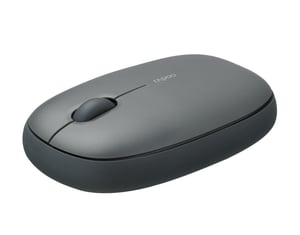 Rapoo M660 Silent Gray Wireless Multi-Mode Mouse, Office, Ambidextrous, RF Wireless + Bluetooth, Optical, 1300 DPI