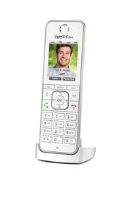 FRITZ! C6 International DECT Phone Caller Name and ID White