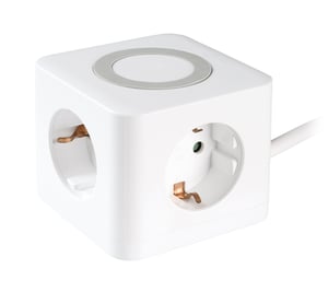 Vivanco PC 3W3USB Splitter, 1.4 m, 3 x Power Outlets, Indoor, White