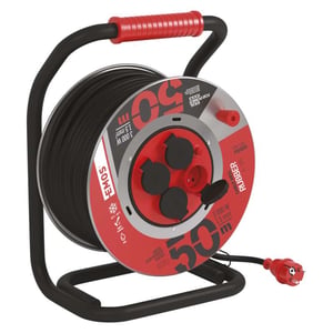Emos P084505 Surge Protector Black, Red 4 x 23 V 50 m power outlet