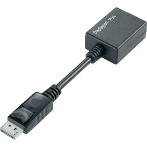 Techly IADAP-DSP-250 Kabeladapter 0,07 m DisplayPort 2 x VGA (D-Sub) Schwarz