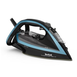 Tefal TurboPro FV5695 Żelazko parowe Durilium AirGlide Autoclean soleplate 3000 W Czarny, Niebieski