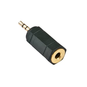 Lindy 35622 przejściówka do kabli 2.5mm 3.5mm Czarny