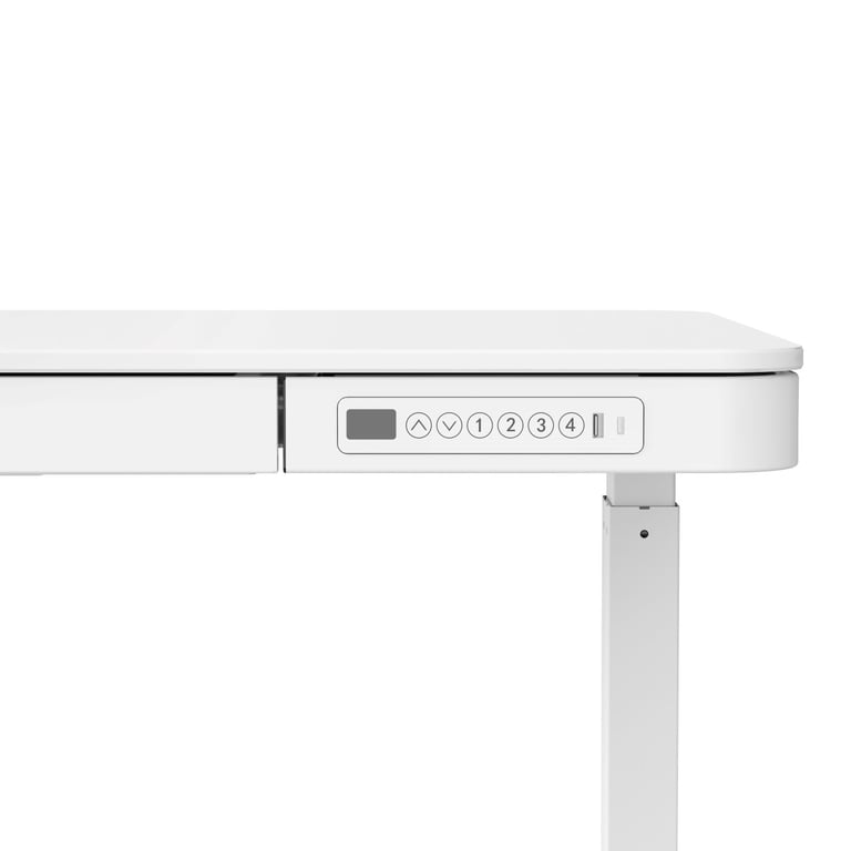 Tuckano Biurko z elektryczną regulacją wysokości ET119W-C BI biały