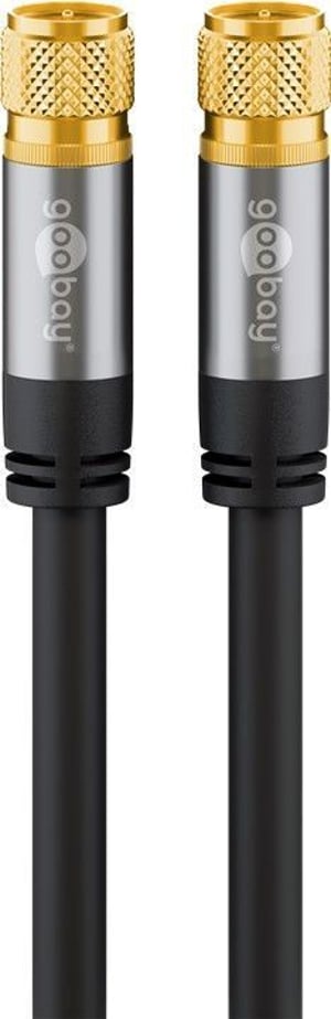 Wentronic 70664 kabel koncentryczny 2 m F Czarny