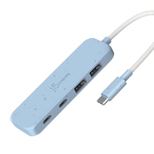 j5create JCH342EC USB 3.2 Gen 1 (3.1 Gen 1) Type-C 10000 Mbit/s Cyan