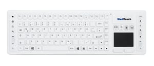 Baaske Medical BLT02 klawiatura Medyczna RF Wireless QWERTZ Niemiecki Biały