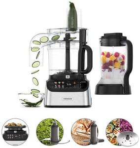 Kenwood MultiPro OneTouch Küchenmaschine 1000 W, 3 l, Schwarz, Edelstahl, integrierte Waage