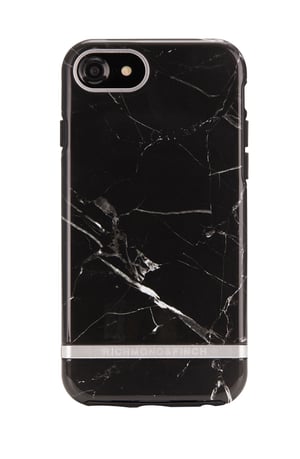 Richmond & Finch 30542 pokrowiec na telefon komórkowy 11,9 cm (4.7") Powłoka ze skóry Srebrny, Czarny