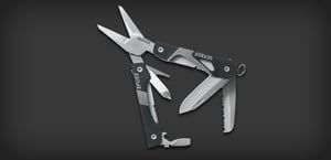 Gerber Splice Pocket Tool multifunktionstång Nyckelring Svart