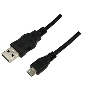 LogiLink 1,8 m USB/Micro-USB-Kabel USB 2.0 1,8 m USB A – Micro-USB B Schwarz