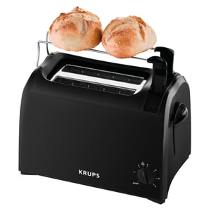 Krups KH1518 toster 6 2 kaw. 700 W Czarny