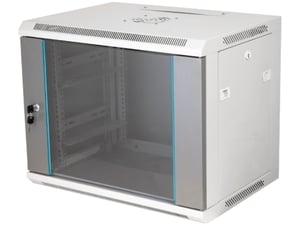 A-LAN SW-12U-600-450-N-DSJ-OP-RP-F-S Stand Wall-Mounted Cabinet Gray