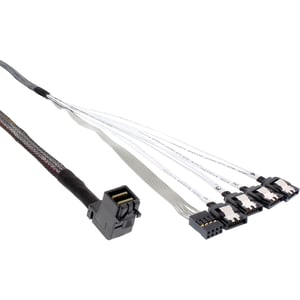 InLine 27631A kabel SAS 0,5 m Czarny