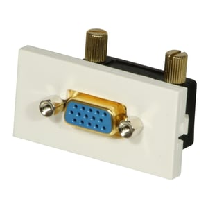 Lindy 60513 VGA Cable Adapter, Black, White