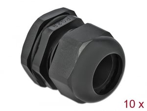 DeLOCK Tuleja kabli PG29, 10 szt. czarna