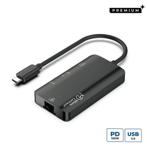 Microconnect USB3.1CCOM16 Dockingstation, kabelgebunden, USB 3.2 Gen 1 (3.1 Gen 1), Typ C, grau