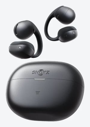 SHOKZ OpenDots Air Zestaw słuchawkowy Bezprzewodowy Nauszne klipsy Połączenia/Muzyka/Sport/Codzienność Bluetooth Czarny