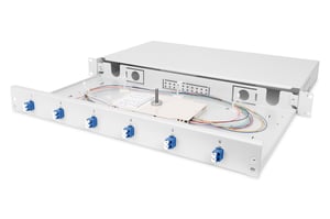Digitus Glasfaser-Panel, komplett ausgestattet, LC, OS2