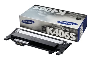 Samsung CLT-K406S Tonerkassette, 1 Stück. Original, Schwarz