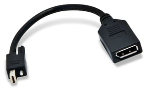 Matrox CAB-MDP-DPF DisplayPort-Kabel, 0,2 m, Mini DisplayPort, schwarz