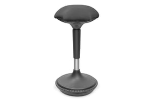 Digitus Ergonomischer Hocker / Stehhilfe, höhenverstellbar mittels Gasfeder