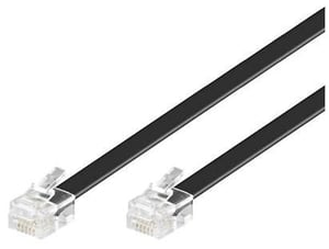 Microconnect MPK102S telefonkabel 2 m Svart