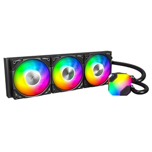 Montech HYPERFLOW ARGB 360 Procesor Chłodnica cieczy all-in-one 12 cm Czarny 1 szt.