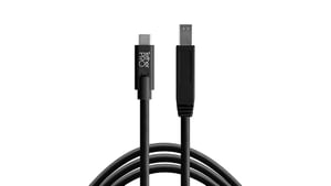 Tether Tools CUC3415-BLK kabel USB USB 3.2 Gen 1 (3.1 Gen 1) 4,6 m USB C USB B 5 Gbit/s Czarny