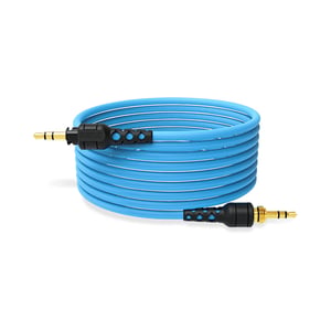 RØDE NTH-Cable24 Blue Audio Cable, 2.4 m, 3.5 mm TRS to 3.5 mm TRRS, Blue