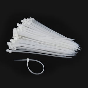 Gembird NYT-150/25 Nylon Cable Tie, White, 100 pcs.