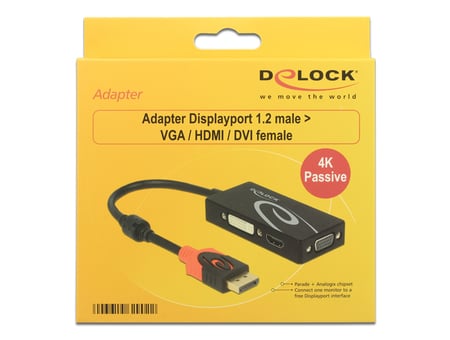 DeLOCK 62902 stacja dokująca Przewodowa Czarny