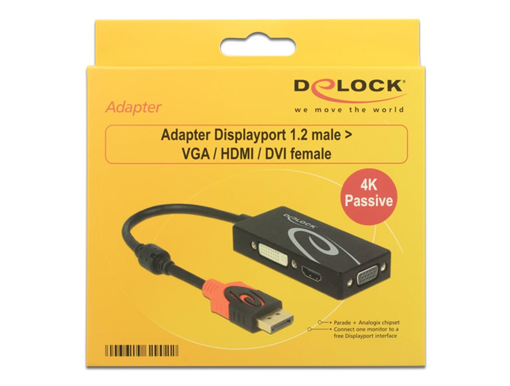 DeLOCK 62902 stacja dokująca Przewodowa Czarny