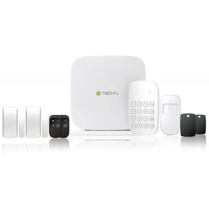 Techly TLY ALARM2 Wi-Fi-larmsystem Svart, Grön, Vit