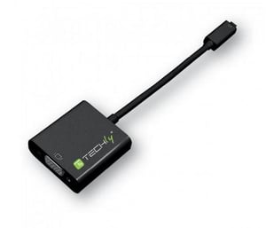Techly IDATA HDMI-VGA5-Adapterkabel VGA (D-Sub) – HDMI Typ D (Micro) – Schwarz