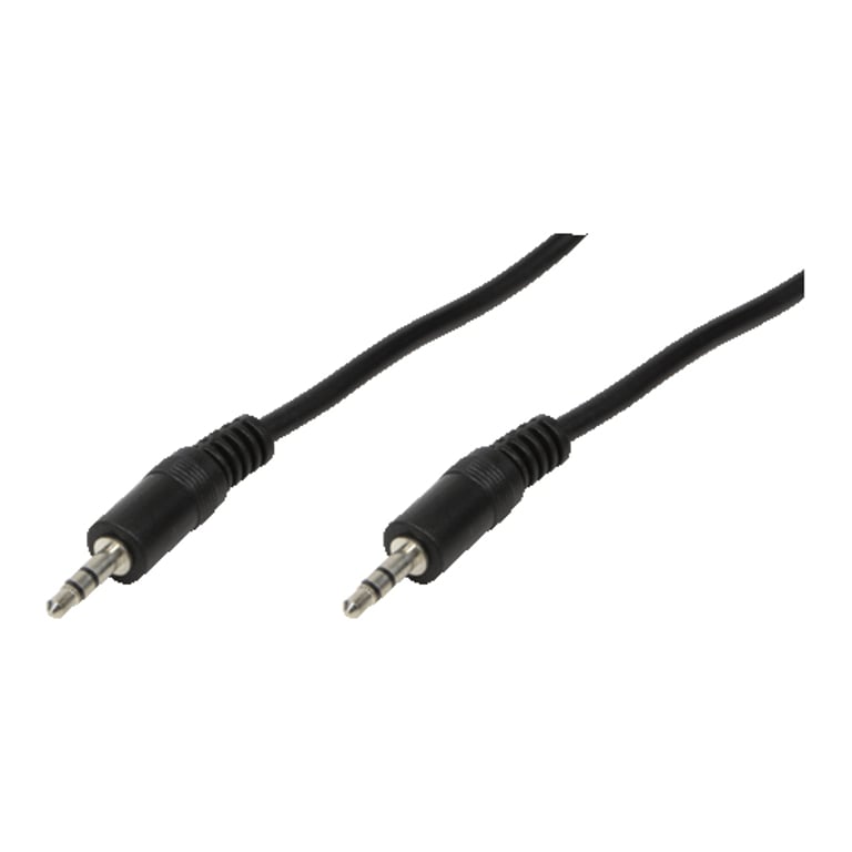 LogiLink 3.5mm - 3.5mm, 5m kabel audio Czarny