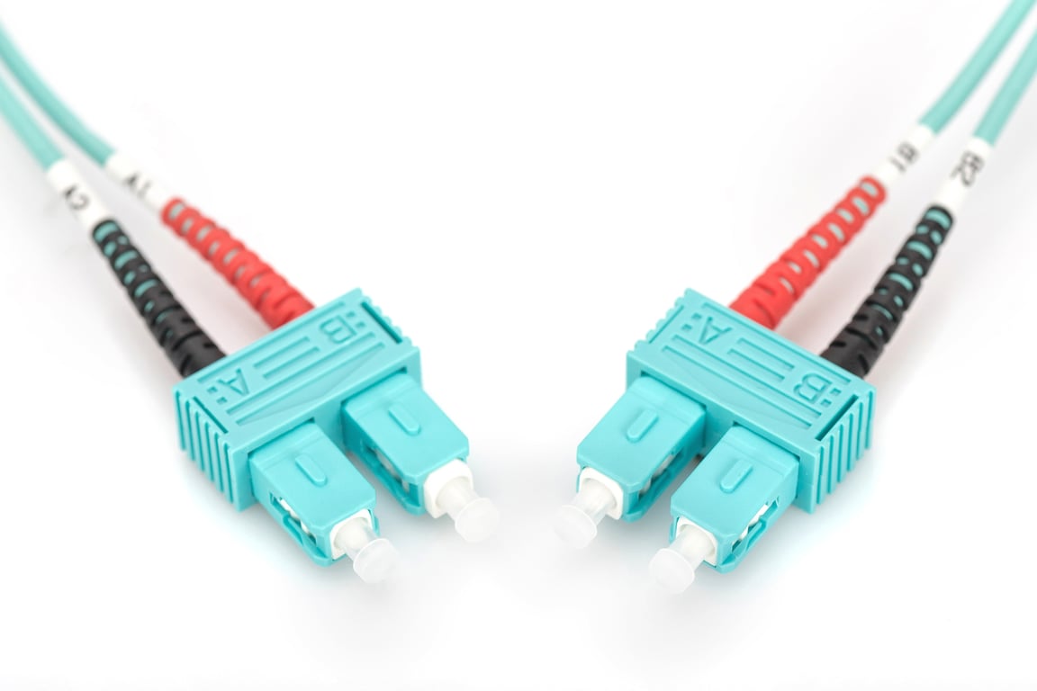 Digitus Światłowodowy kabel krosowy Multimode OM 3, SC / SC