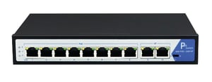 VALUE 21.99.1195 Gigabit Ethernet-nätverksswitch (10/100/1000) Stöd för PoE Svart