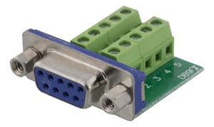 Deltaco DC-391 kabel równoległy Zielony DE-9 DB-9