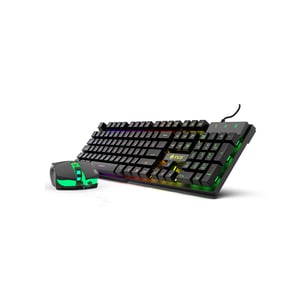 Inca IKG-448 klawiatura Dołączona myszka Gaming USB Czarny