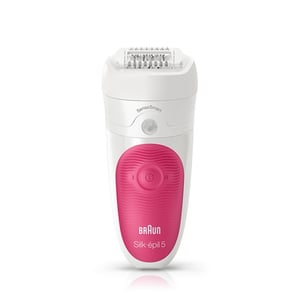 Braun Silk-épil 5 5/500 SensoSmart 28 Pinzetten Rosa, Weiß