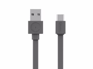 Allocacoc 10453GY/USBCBC kabel USB USB A USB C Szary