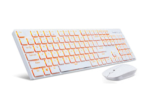 Acer GP.ACC11.013 Keyboard with Mouse Included, Bluetooth, QWERTY, US English, White