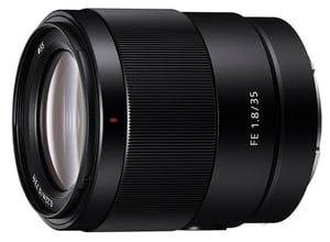 Sony FE 35 mm F1,8 – spiegellose Kamera/Spiegelreflexkamera mit einem Objektiv – Schwarz