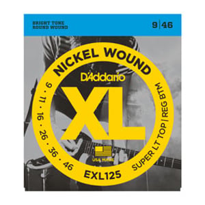 D'Addario EXL125 struna instrumentu muzycznego Prąd elektryczny 6 szt. Stal Gitara