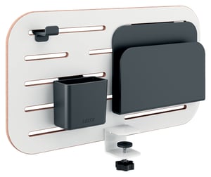 Leitz 65480000 MDF document shelf, Recycled plastic, Rubber, White
