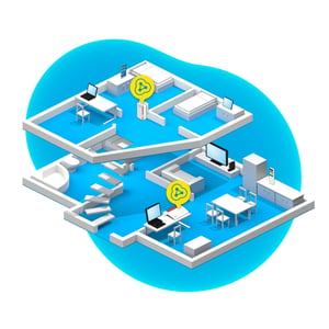 FRITZ! 540E Powerline WLAN Set 500 Mbit/s Wired LAN Wi-Fi White 2 pcs.