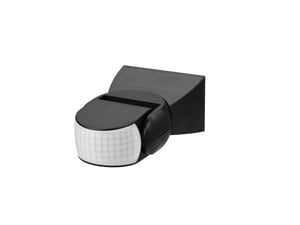 Maclean MCE201B Motion Detector Passive Infrared (PIR) Sensor Wired Wall-Mounted Black