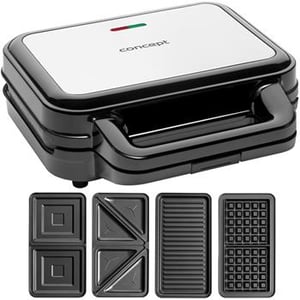 Concept SV3070 toster 900 W Schwarz, Silber