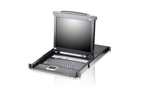 ATEN CL5708M konsola rackowa 43,2 cm (17") Czarny 1U